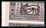 Stamp of Egypt » Commemoratives 1937 Ophthalmological Congress in Cairo, complete set