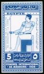 Stamp of Egypt » Commemoratives 1928 International Medical Congress in Cairo, 5m enlarged