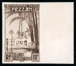 Stamp of Colonies françaises » Fezzan Fezzan timbres taxe : 1950,  Y&T n°10 essai de couleur