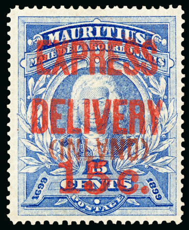 Stamp of Mauritius » Express Delivery Stamps Express delivery 1903-04 15c. on 15c. ultramarine,