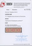 Stamp of Switzerland / Schweiz » Telegraphenmarken 1874, Telegrafenmarke 3 Fr. im Dreierstreifen, ungebraucht mit vollständigem Originalgummi