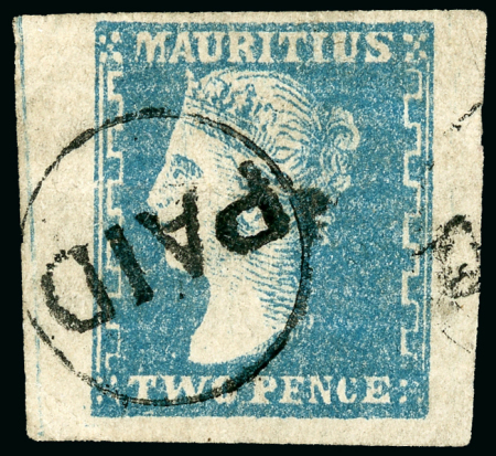 Stamp of Mauritius » 1859 Dardenne Issue (SG 41-44) 1859 Dardenne Issue 2d. Slate Blue, [59], a fine used