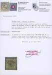 Stamp of Switzerland / Schweiz » Kantonalmarken » Genf 1843, linke Hälfte der Doppelgenf, zart entwertet mit roter Genfer Rosette (AW2)