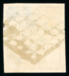Stamp of Switzerland / Schweiz » Kantonalmarken » Genf 1849, Genfer Ganzsachenausschnitt, sauber entwertet mit schwarzer Genfer Gitterraute (AW101)