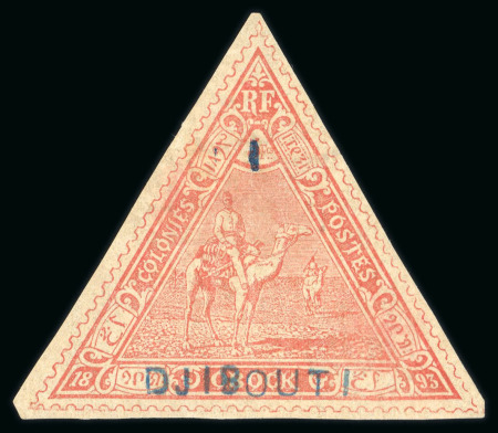 Stamp of Colonies françaises » Côtes des Somalis Côte des Somalis : 1894, Y&T n° 4 neuf * timbre très