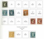 Stamp of France » Collections 1849-1945, collection neufs/oblitérés des origines