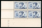 Stamp of France » Collections 1934-1950, dans trois classeurs belle collection de