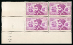 Stamp of France » Collections 1934-1950, dans trois classeurs belle collection de
