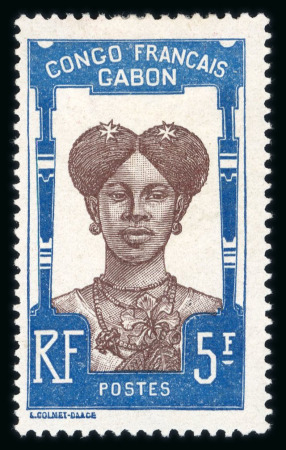Stamp of Colonies françaises » Gabon Gabon : 1904-1933, petite collection neufs **/*/obl