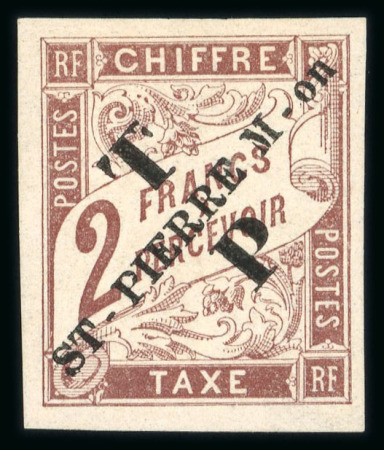 Stamp of Colonies françaises » St. Pierre et Miquelon Saint-Pierre et Miquelon : 1892, timbres-taxe des Colonies