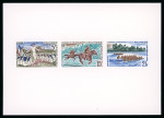 Stamp of Colonies françaises » Polynésie Polynésie : 1967, Y&T n° 47-51 belle épreuve collective
