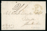 Stamp of Leeward Islands 1817 (21.11) Folded entire from Bettys Hope, Antigua