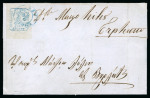 Stamp of Romania » 1858 (1st Nov.) - 1861 Moldavia - Handstruck at Jassy - Imperforate 40pa blue on white pelure paper, extremely large to