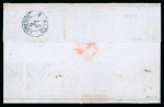 Stamp of Romania » 1858 (1st Nov.) - 1861 Moldavia - Handstruck at Jassy - Imperforate 40pa blue on white pelure paper, extremely large to