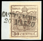 Stamp of Italian States » Lombardy Venetia Italian States - Lombary Venetia: 1850 Issue, attractive