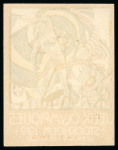 Stamp of Olympics » 1912 Stockholm » Vignettes 1912 Stockholm group of official poster vignettes with various languages including Japanese overprint on English version