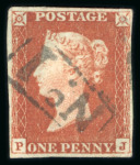 Stamp of Great Britain » Collections 1841- 1870 Line Engraved: Specialised accumulation