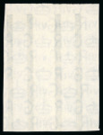 Stamp of Great Britain » King George VI 1937-47 4d grey-green, unused imperforate top sheet