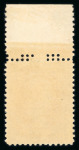 Stamp of United States » 1879-93 Bank Notes Issue -American Bank Note 15c red orange, mint nh top imprint sheet marginal