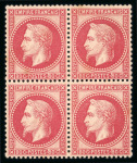 Stamp of France » Empire Lauré 1863-1870 withdraw