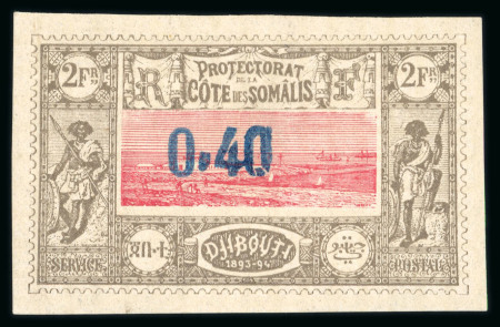 Stamp of Colonies françaises » Côtes des Somalis Cote des Somalis Y&T n°25, surchargé 0f40 sur