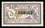 Stamp of France » Cours d'Instruction 1911, Merson Y&T n°122-CI 1, 2f violet et jaune des