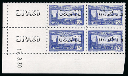 Stamp of France » Poste Aérienne 1930, Poste Aérienne Y&T n°6c, 1f50 outremer perforé