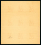Stamp of France » Émissions à partir de 1900 1944, Superbe épreuve collective en vermillon non-dentelée