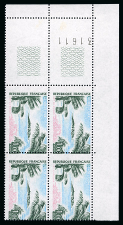 Stamp of France » Variétés et curiosités 1970, Guadeloupe Y&T n°1646, bloc de 4 timbres neufs
