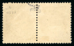 Stamp of France » Emission Cérès 1871-72 1871, Cérès Y&T n°59b 15c bistre, paire tête-bêche horizontale