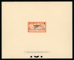 Stamp of France » Émissions à partir de 1900 1929, Epreuve de luxe du Merson Y&T n°257A surchargé