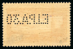 Stamp of France » Poste Aérienne 1930, Poste Aérienne Y&T n°6d, 1f50 camrin perforé