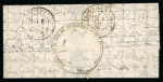 Stamp of France » Ballons Montés 1870, Lettre par Ballon Monté affranchie Siège Y&T