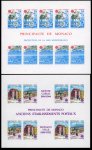 Stamp of Colonies françaises » Monaco 1985-1990, Lot de 6 blocs spéciaux non-dentelés de