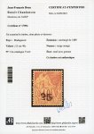 Stamp of Colonies françaises » Madagascar (Poste française) 1889, Madagascar Y&T n°3, 25c sur 40c rouge-orange,