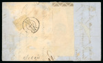 Stamp of France » Lettres Classiques 1854, Superbe n°18 1f carmin sur lettre de Pau pour Dax
