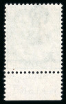 Stamp of Great Britain » 1855-1900 Surface Printed » 1873-80 Large Coloured Corner Letters 1873-80 wmk Spray 1s green pl.13 mint n.h. lower marginal with inscription