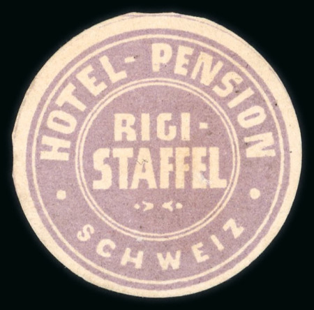 Stamp of Switzerland / Schweiz » Hotelpost Rigi-Staffel 1879, Hotelpost-Marke in hell lila