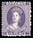 Stamp of Bahamas 1852-2005 collection housed in 2 printed Palo albums