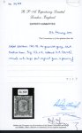 Stamp of Great Britain » 1855-1900 Surface Printed » 1867-83 High Values 1867-83 wmk MC 10s greenish grey DA mint, large part o.g.