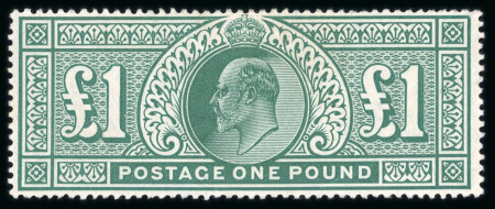 Stamp of Great Britain » Collections 1902-34 mint collection on pages, a useful range of material incl. £1 green Seahorse