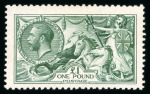 Stamp of Great Britain » Collections 1902-34 mint collection on pages, a useful range of material incl. £1 green Seahorse