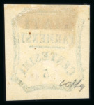 Stamp of Italian States » Parma 1859 Provisional 5c deep blue green mint