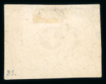 Stamp of Switzerland / Schweiz » "Waadt", "Neuenburg", "Winterthur" 1850, Waadt 5, leicht entwertet mit schwarzer Rosette von Carouge (AW6)
