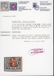 Stamp of Switzerland / Schweiz » "Waadt", "Neuenburg", "Winterthur" 1850, Waadt 5, sauber entwertet mit roter Genfer Rosette (AW3)