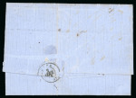 Stamp of Egypt » Greek Post Office 40 Lepta Large Hermes on entire to Greece tied by the scarce ''ALEXANDRIA'' double circle cancel