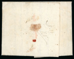 Stamp of Egypt » Postal History 1840 stampless entire from Venice to Alexandria