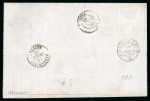 Stamp of Egypt » French Post Offices » Port Said 1868 (Mar 15) to France with 40c Napoleon on clean entire to France tied by ''5129'' numeral