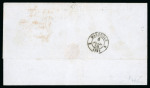 Stamp of Egypt » French Post Offices » Alexandria 1858 (Jun 29) wrapper sent to Marseille bearing Napoleon imperf 10c and 40c