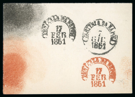 Stamp of Italian States 1851-61, Sperati reproduction elements for Italian States,